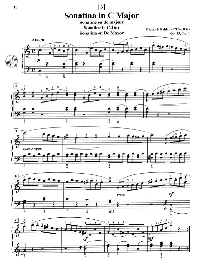 Suzuki Piano School - Volume 3 (New International Edition): Piano Part